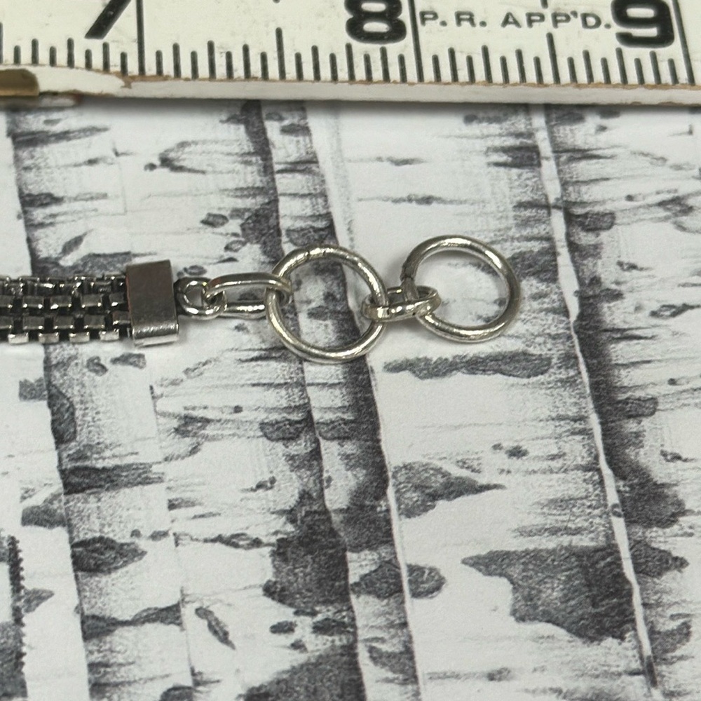 Botswana Agate Silver Bracelet - image 7